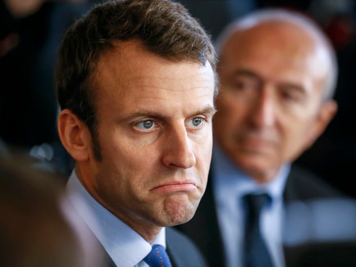 Fransız aşırı sağcılar sosyal medyada Macron’un güven oranını manipüle eden bir görsel yaydı