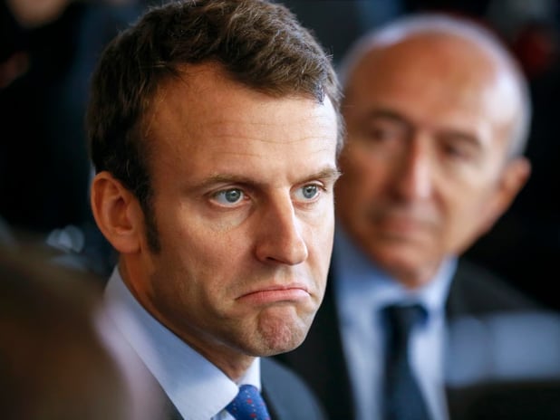 Fransız aşırı sağcılar sosyal medyada Macron’un güven oranını manipüle eden bir görsel yaydı