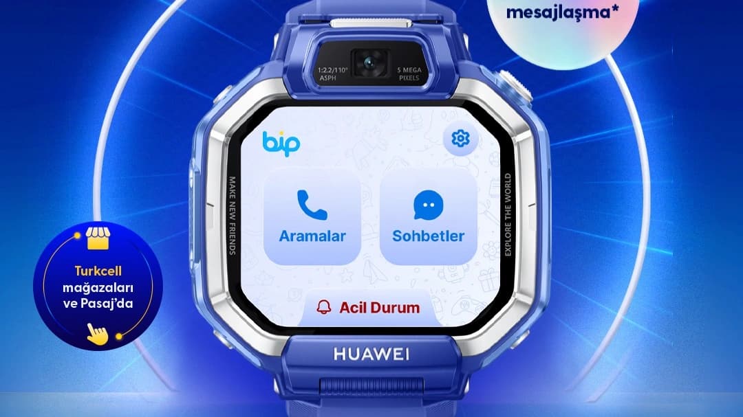 Huawei Watch Kids X1 BiP entegrasyonuyla Turkcell ve Pasaj'da yerini aldı