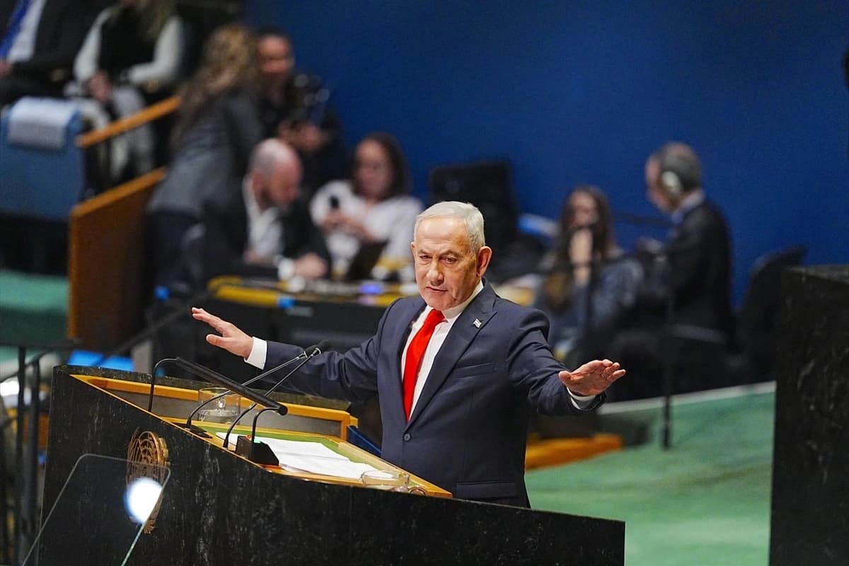 Netanyahu BM'de yuhalandı: Çok sayıda ülkenin heyeti salonu terk etti