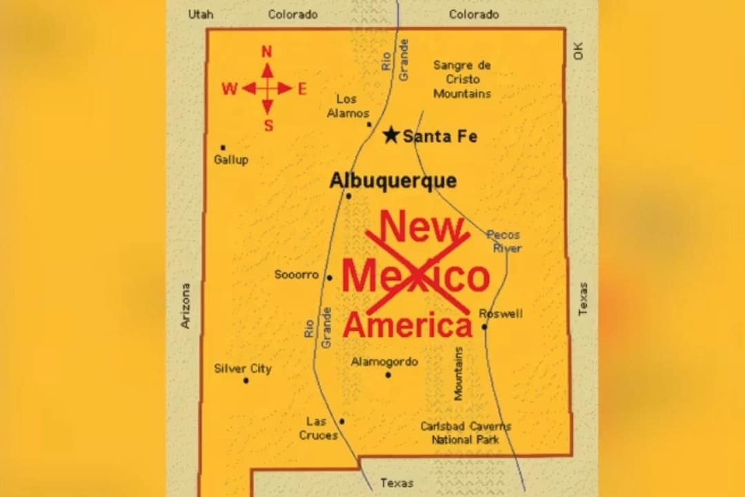 Trump şimdi de eyaletin adını değiştirmek istiyor: New Mexico artık New America olsun