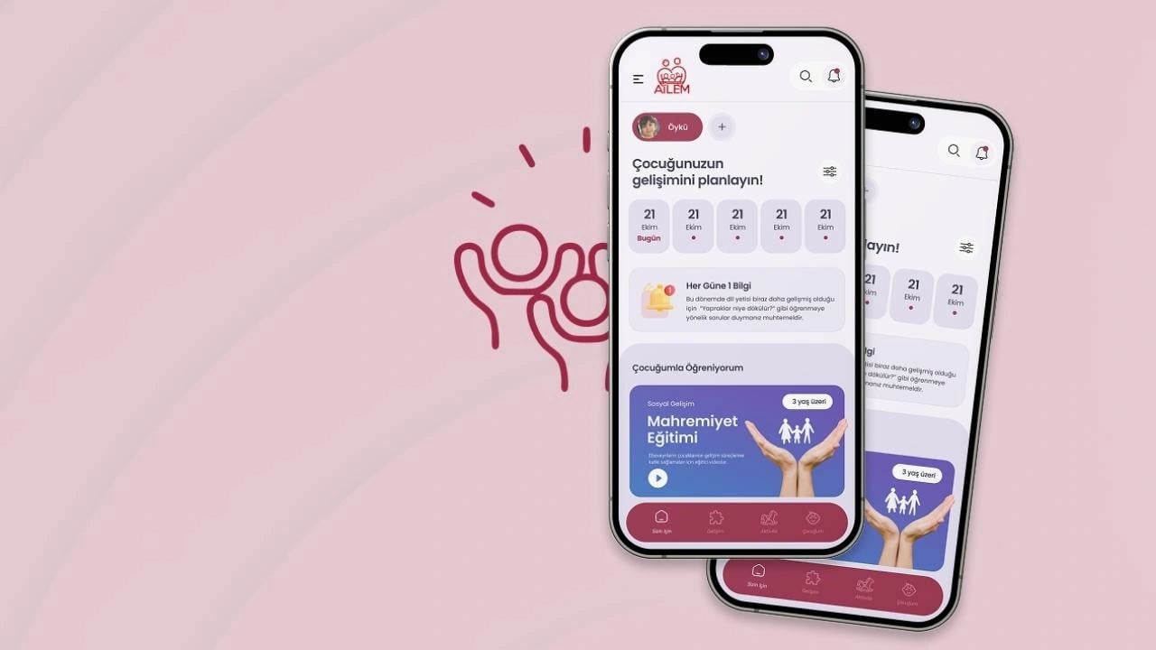 Çocuk gelişimi için mobil uygulama