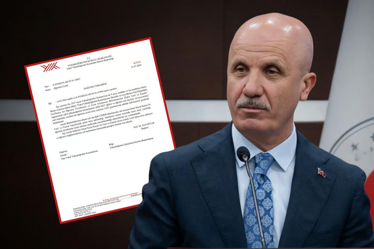 YÖK'ten vakıf üniversitelerine zam uyarısı! Yüzde 25 sınırı yeniden hatırlatıldı