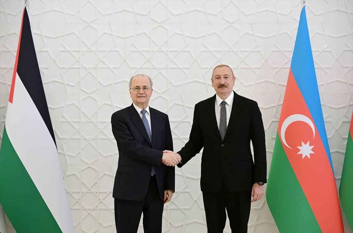 Aliyev'den Filistin devletine destek açıklaması