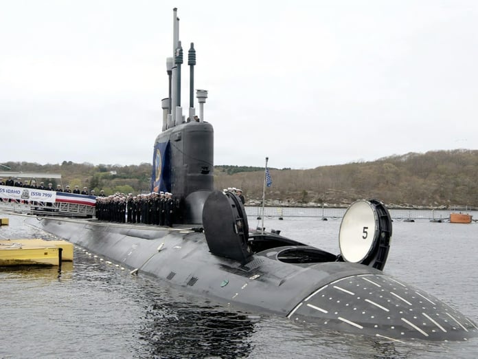 ABD Donanması Virginia sınıfı USS Idaho nükleer denizaltısını hizmete aldı