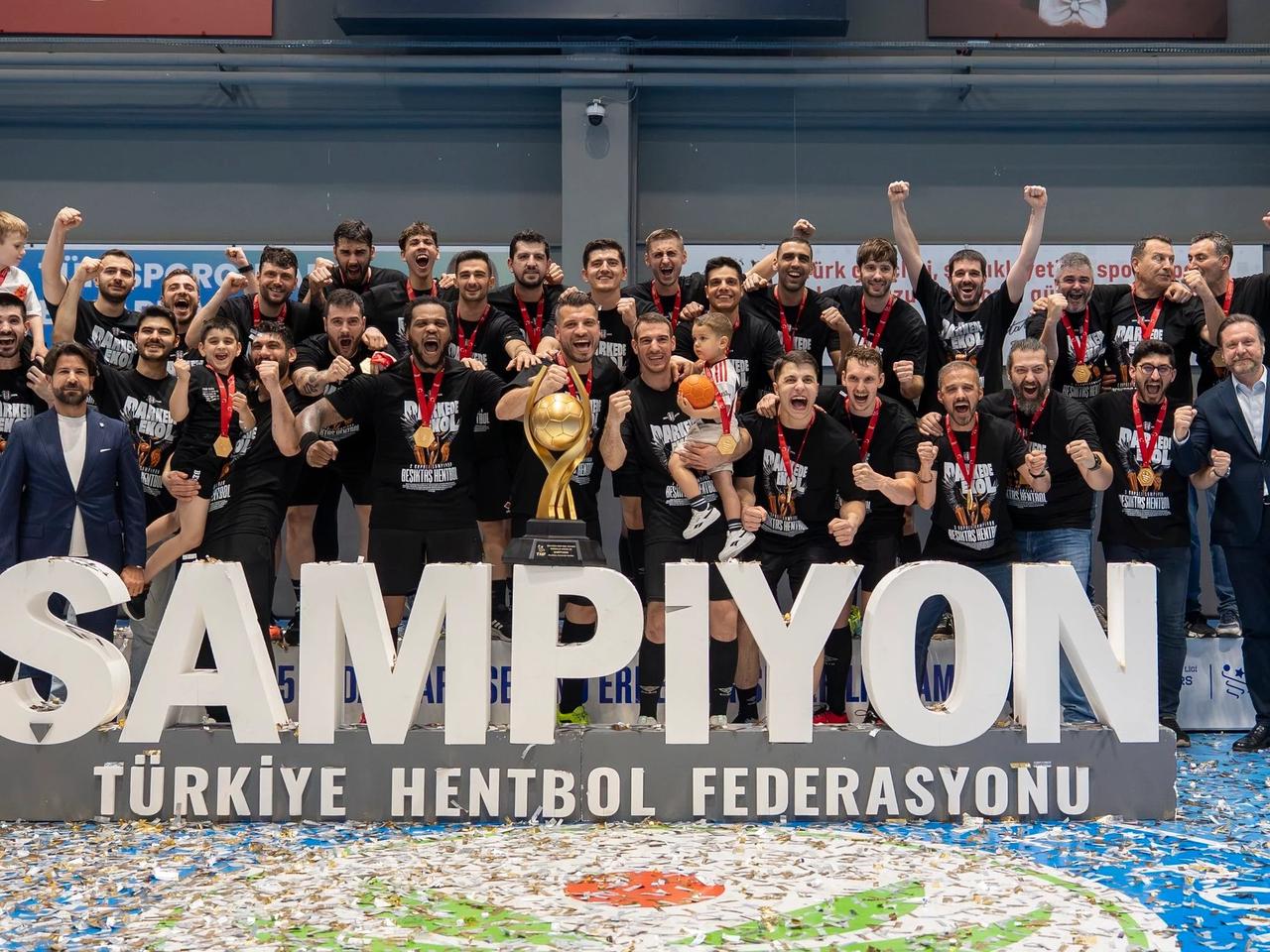 Hentbol Erkekler Süper Ligi'nde şampiyon Beşiktaş