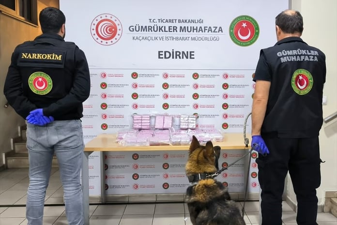 Gümrük sahasında 171 kilogram skunk ele geçirildi