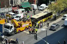 9 aracın karıştığı zincirleme kazanın görüntüleri ortaya çıktı