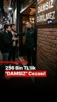 256 bin TL'lik damsız cezası!