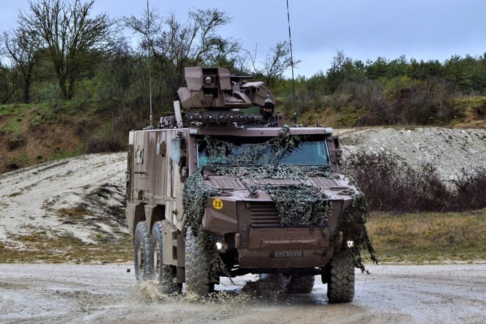 Belçika’nın ilk Griffon VBMR’si envantere katıldı