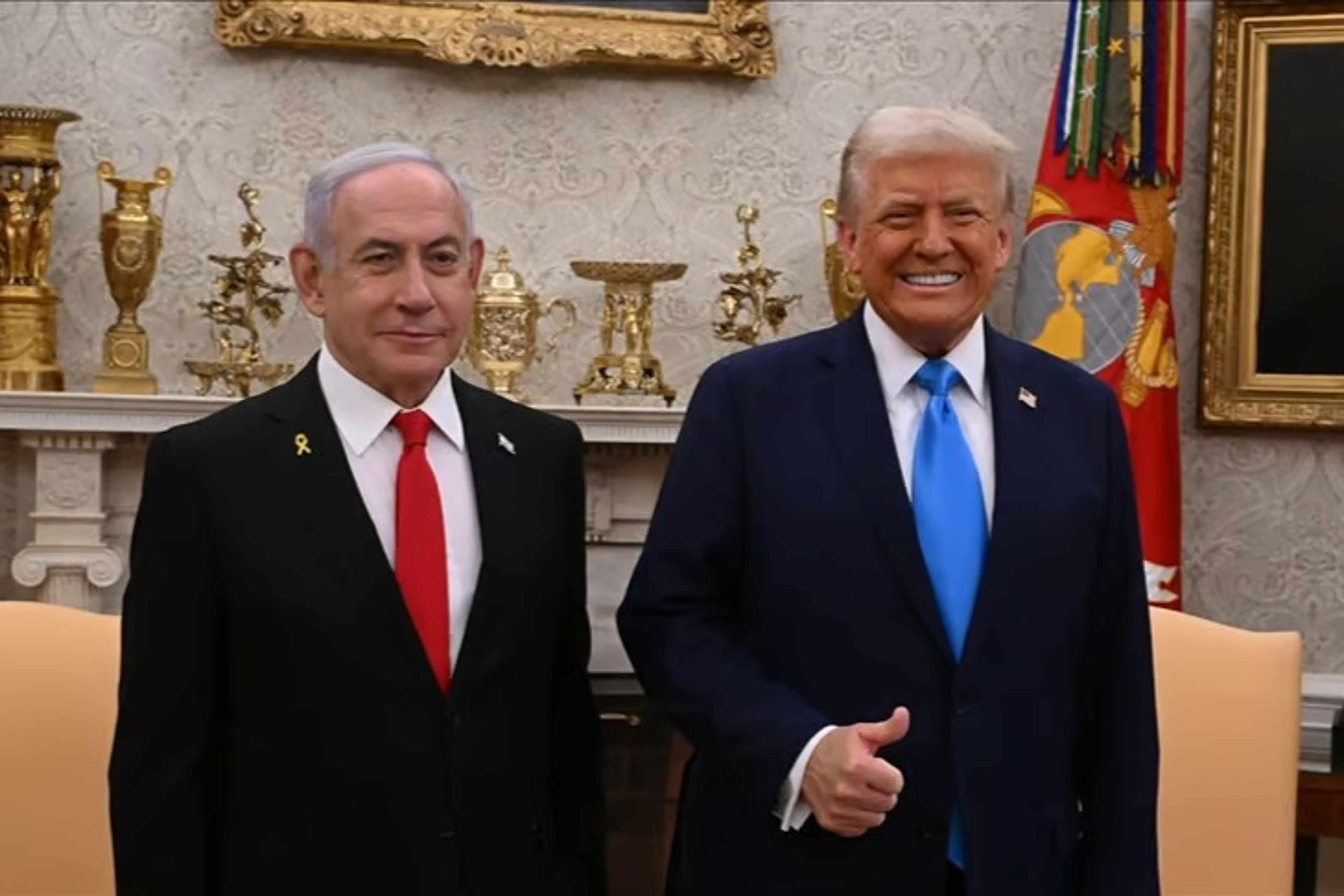 Trump'tan Netanyahu mesajı: Tam uyum içerisindeyiz