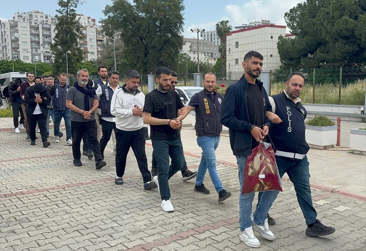 Yasa dışı bahis ve dolandırıcılık operasyonunda 154 şüpheli adliyeye sevk edildi