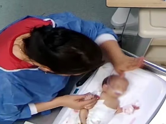 Kamera görüntüleri ortaya çıktı: Hemşire 5 günlük bebeği dövüp engelli bıraktı