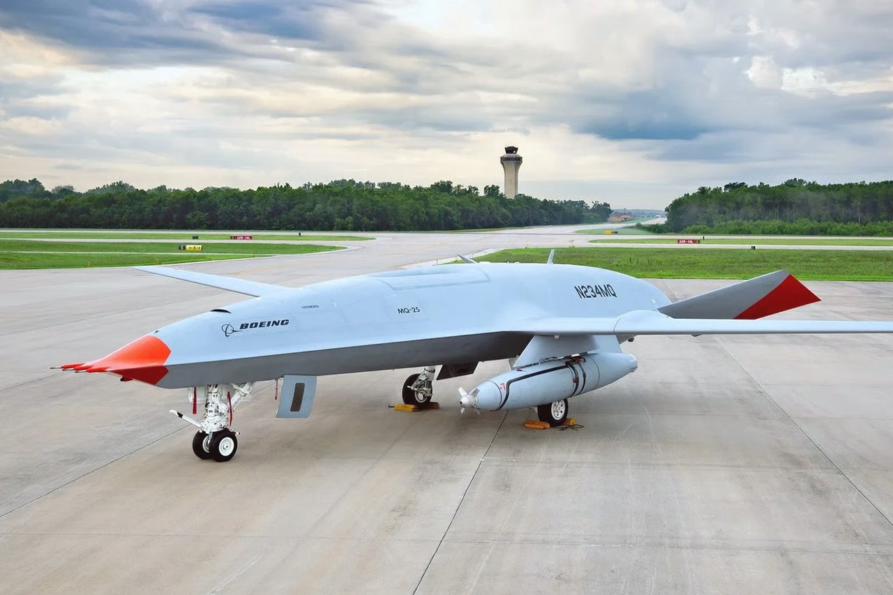 MQ-25 uçak gemisinde