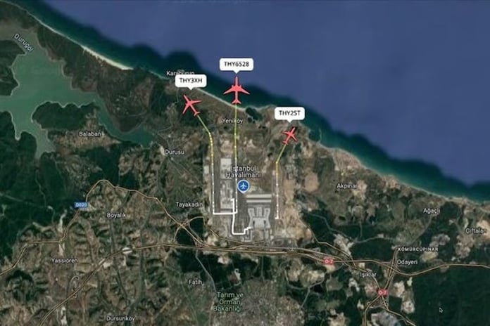 İstanbul Havalimanı'nda bir saatte rekor kalkış: Üçlü pist uygulaması ile bir saatte 81 uçak kalkış yaptı