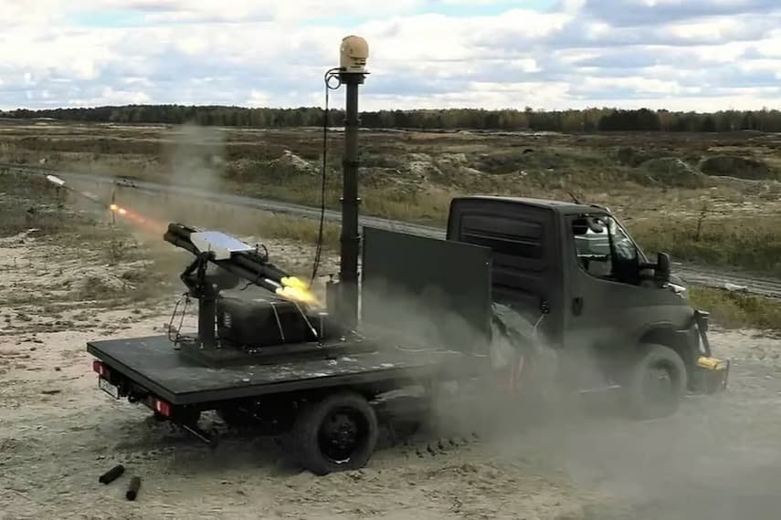 L3Harris Vampire anti-İHA sistemi Polonya’daki testte Thales üretimi 70 mm lazer güdümlü roketi ateşledi