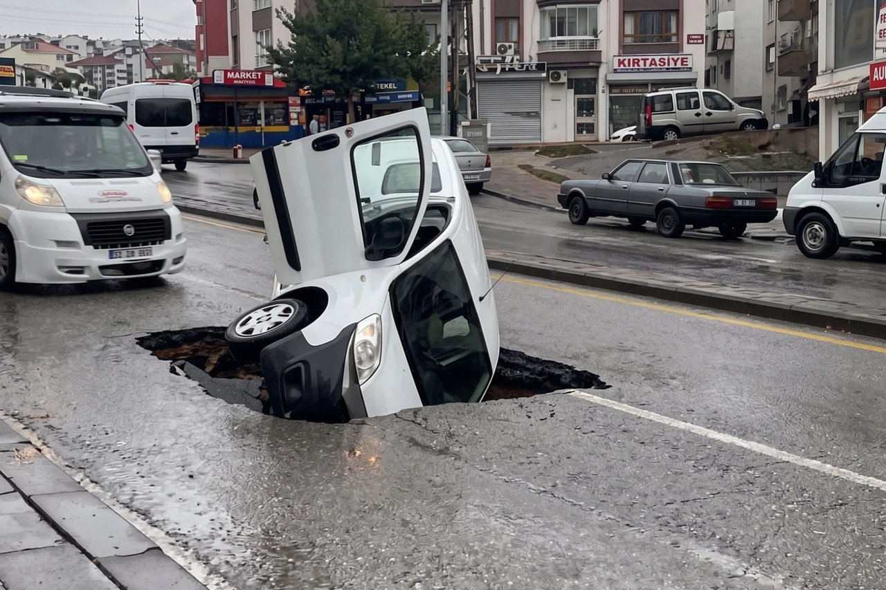 Ankara ve İstanbul'da sağanak etkili oldu: Yollar göle döndü