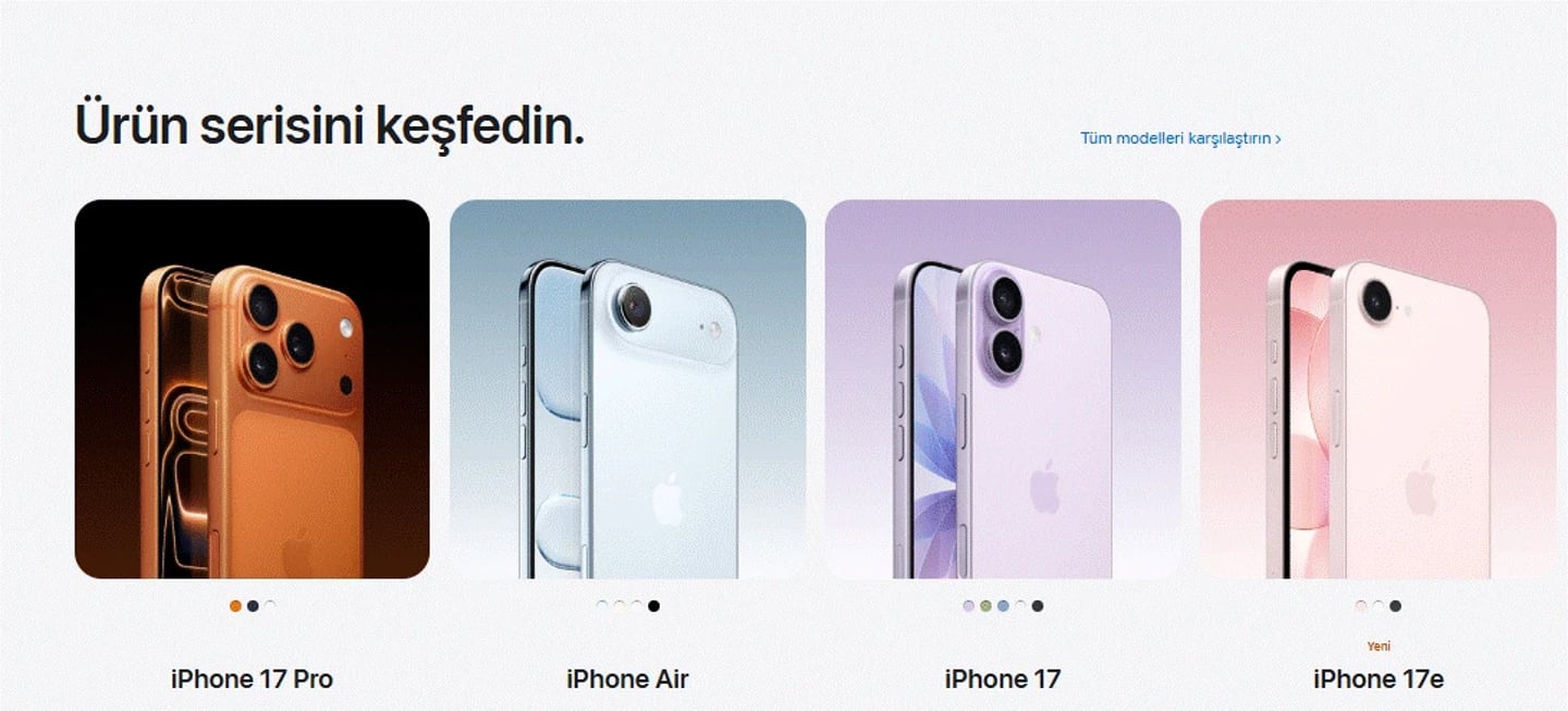 İphone modelleri
