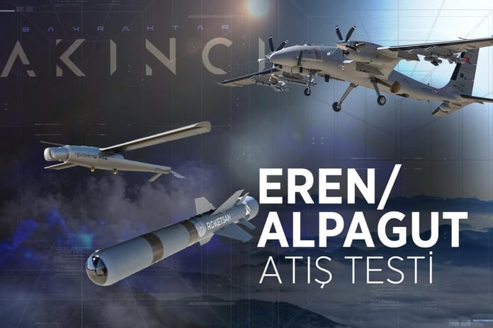 Bayraktar AKINCI’dan çifte mühimmat atışı