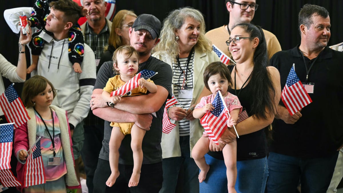 ABD'ye ulaşan 59 kişilik Güney Farikalı mülteci grubu - AFP