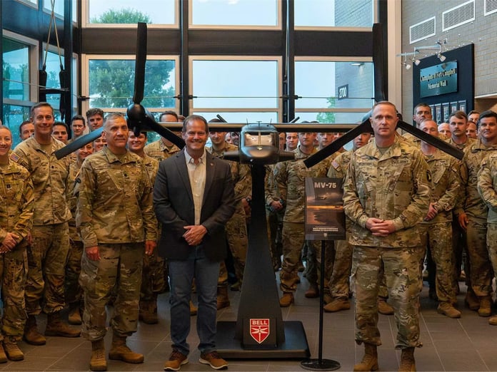 ABD 101. Hava Tümeni, yeni nesil MV-75 Tiltrotor uçaklarını tanıttı