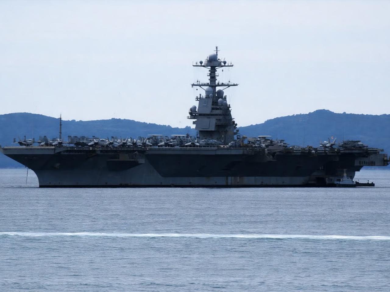 USS Gerald Ford Hırvatistan’da