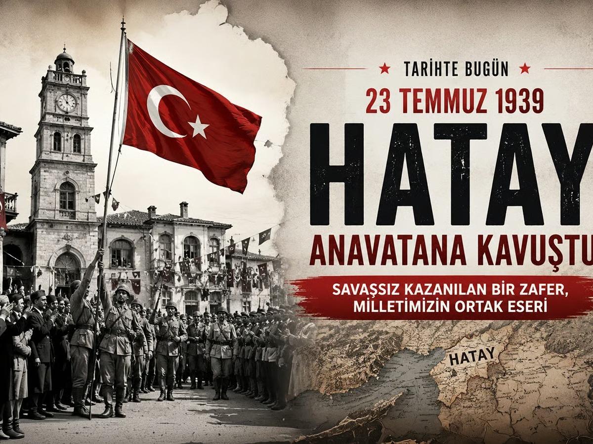 23 Temmuz 1939 Hatay, Anavatanına kavuştu