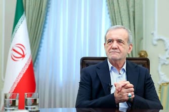 Pezeshkian Apologizes at Iran’s Revolution Anniversary