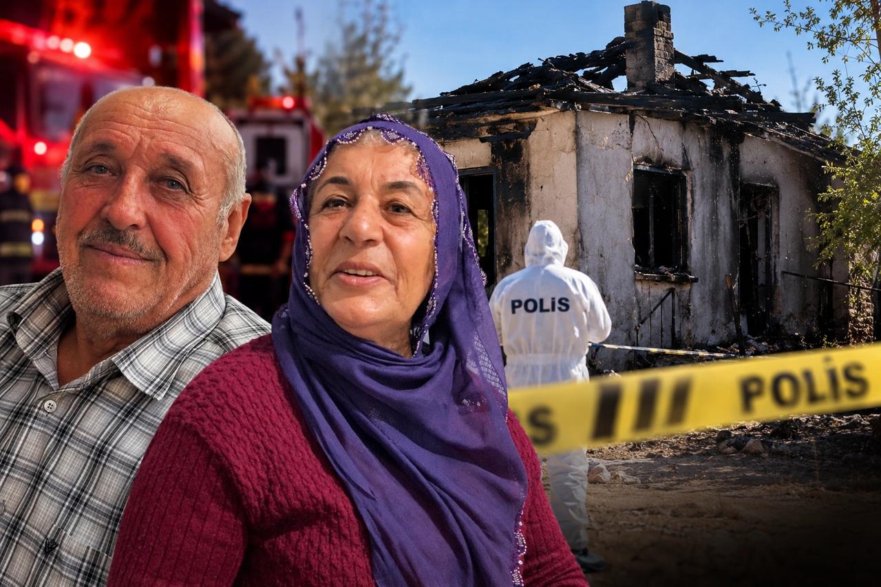 Yangın sanılıyordu, gerçek otopside ortaya çıktı! Yaşlı çifti sırtından vurup evi ateşe vermişler