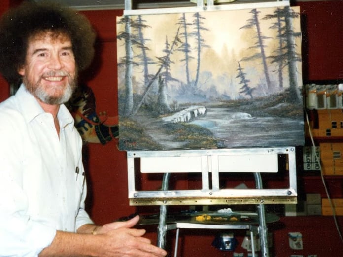 Bob Ross'un tabloları açık artırmada satılacak
