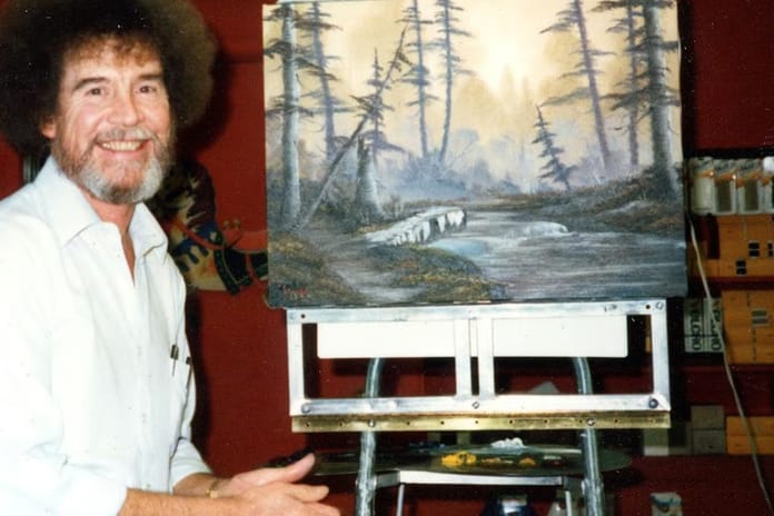 Bob Ross'un tabloları açık artırmada satılacak