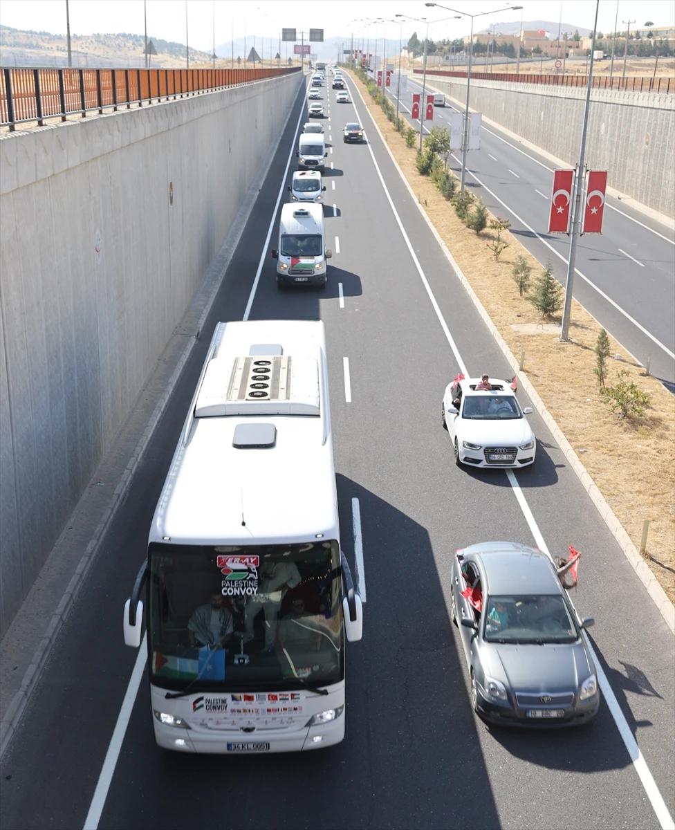 Bosna'dan yola çıkan Filistin konvoyu Mardin'e ulaştı