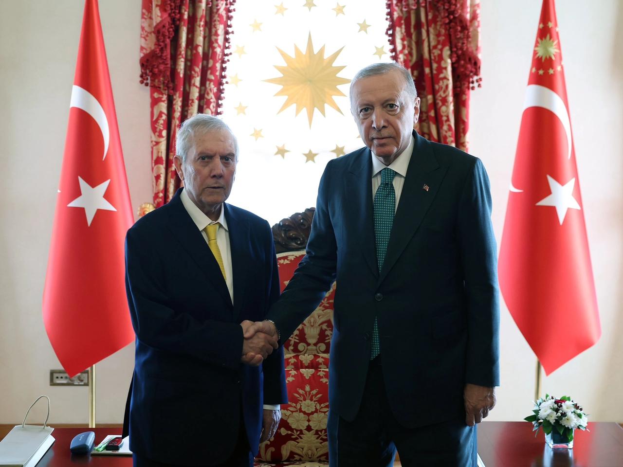 Cumhurbaşkanı Erdoğan 4 büyüklerin başkanlarıyla görüştü