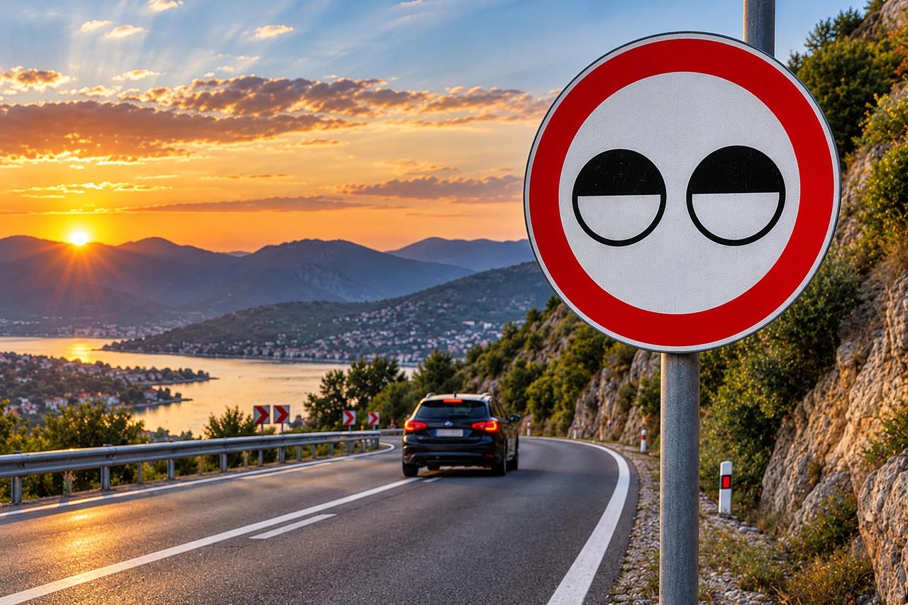 Kısık gözleri andıran trafik levhası ne anlama geliyor
