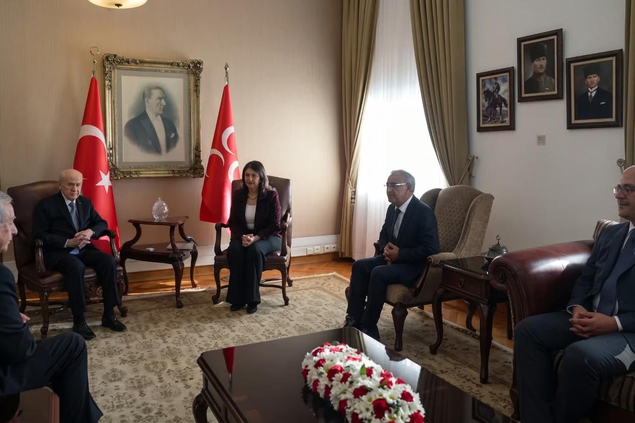 DEM Parti'den Bahçeli'ye ziyaret! Gündem Terörsüz Türkiye