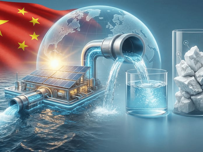 Çin deniz suyunu işleyerek bor ve tatlı su üreten yenilikçi bir sistem geliştirdi