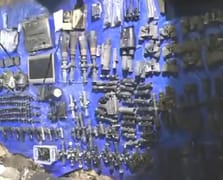 Terörist ininde çok sayıda mühimmat ele geçirildi