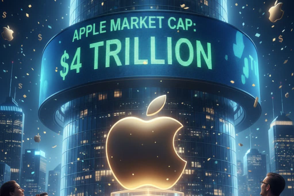 Apple'dan tarihi rekor: 4 trilyon dolar