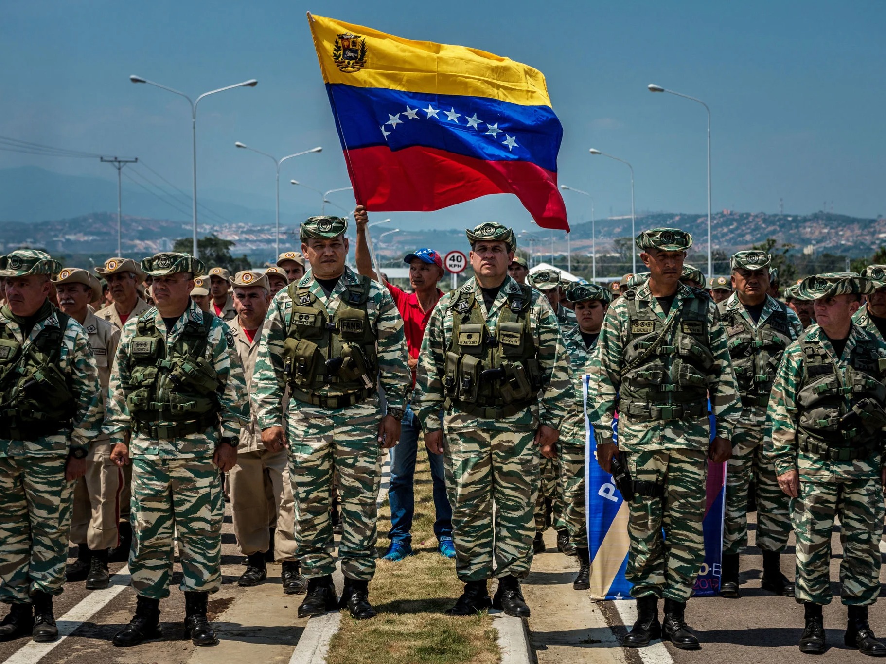 Venezuela Mobilizes Troops as U.S. Warship Arrives