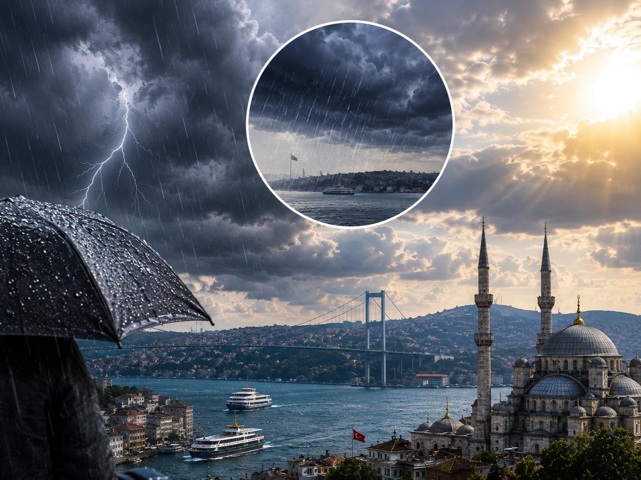 AKOM tarih verdi: İstanbul'a sağanak geliyor!