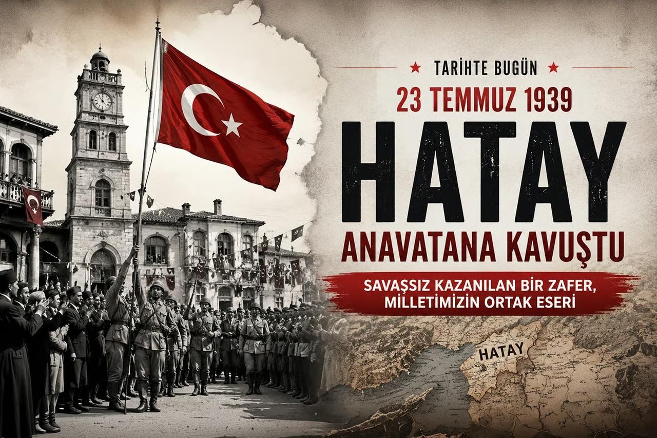 23 Temmuz 1939 Hatay, Anavatanına kavuştu