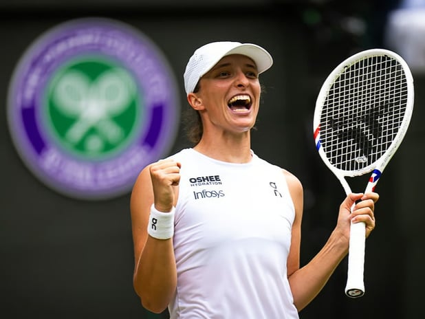 Polonyalı tenisçi Iga Swiatek, Wimbledon tek kadınlarda yarı finalistler arasına katıldı