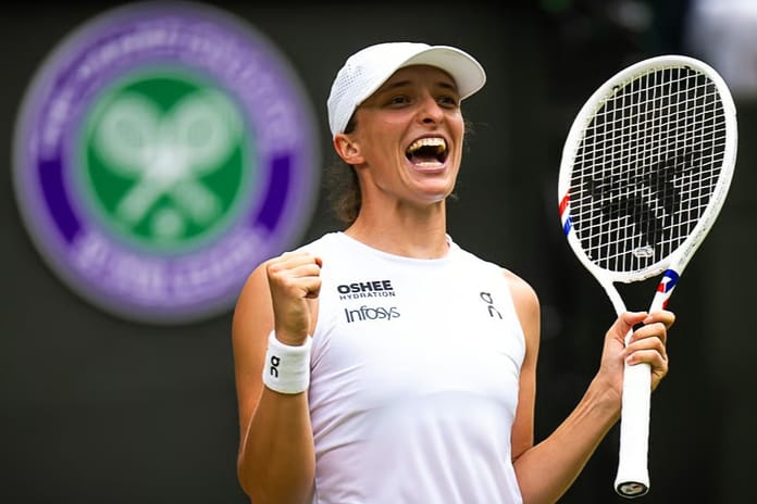 Polonyalı tenisçi Iga Swiatek, Wimbledon tek kadınlarda yarı finalistler arasına katıldı