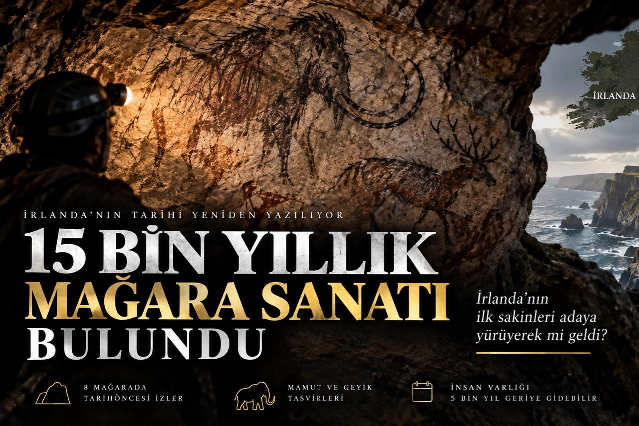 İrlanda’nın tarihini değiştirebilecek keşif: 15 bin yıllık mağara sanatı bulundu