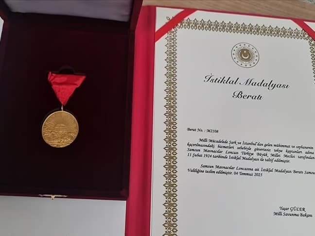 Samsun'a İstiklal Madalyası takdim edilecek