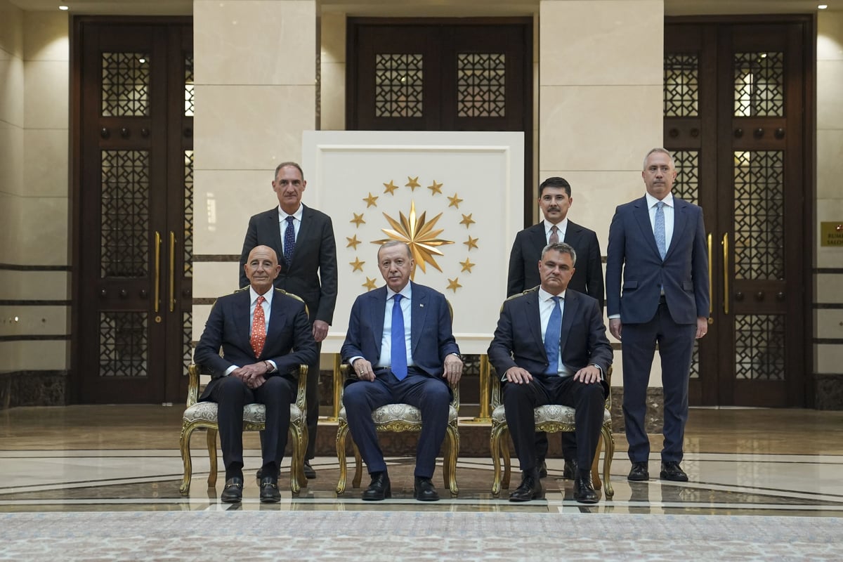 ABD’nin Türkiye Büyükelçisi Tom Barrack ve Cumhurbaşkanı Erdoğan