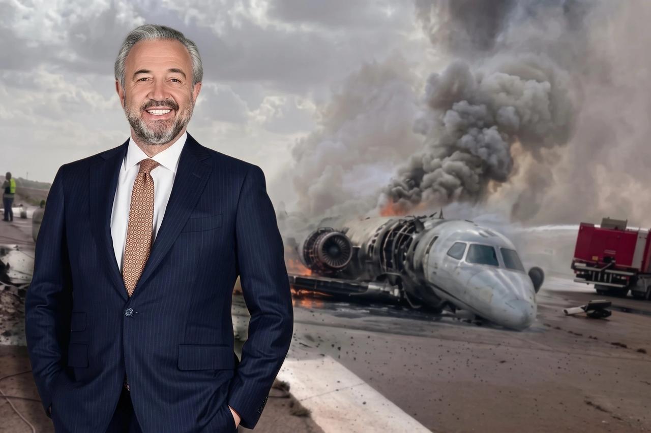 Akfen Yönetim Kurulu Başkanı Hamdi Akın'a ait özel jet Libya'da alevler içinde kaldı 