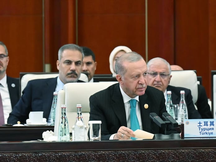 Cumhurbaşkanı Erdoğan ŞİÖ zirvesinde konuştu