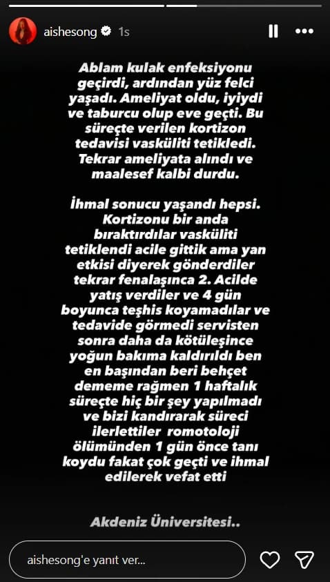 Acı haberi kardeşi duyurdu: Rapçi 'Aishe' hayatını kaybetti! Kan donduran 'ihmal' iddiası