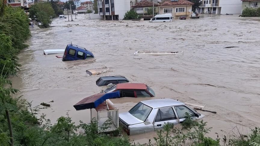 Samsun sel AFAD yardımı